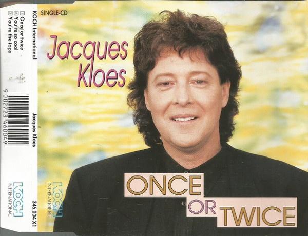 JACQUES KLOES CD SINGLE ONCE OR TWICE, Ophalen of Verzenden, Zo goed als nieuw, Pop