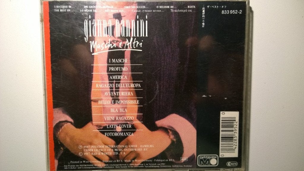 Gianna Nannini - Maschi E Altri, Ophalen of Verzenden, Zo goed als nieuw, Pop, Album