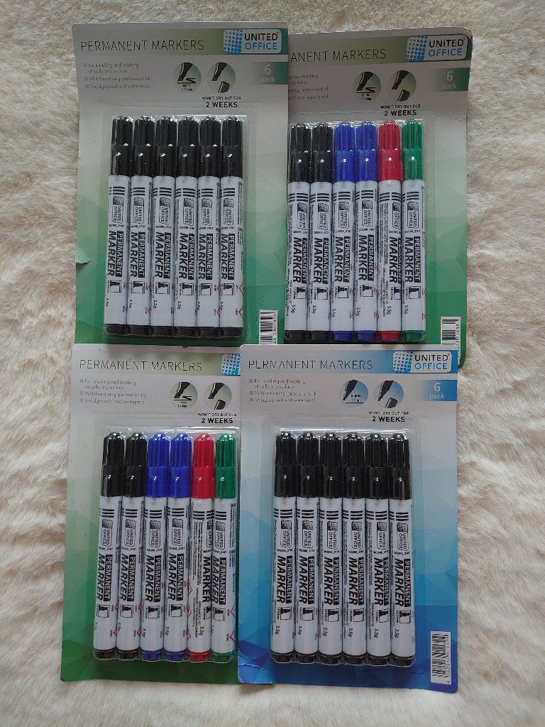 24 permanent markers Nieuw, Verzenden, Nieuw