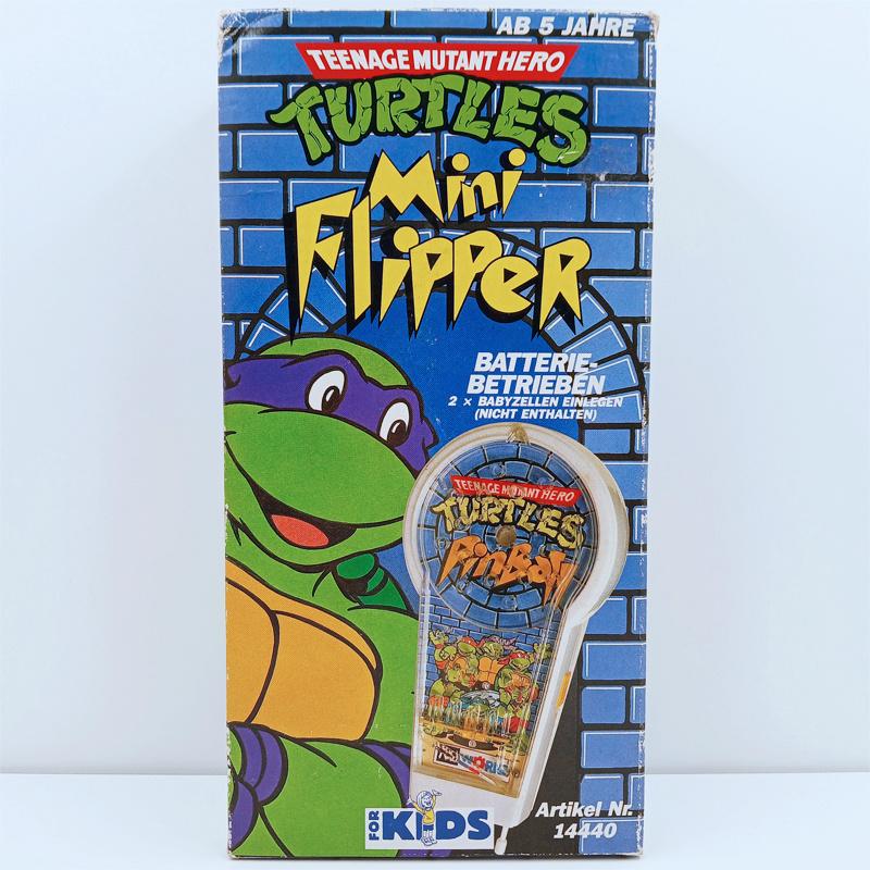 TMNT Pinball Mirage Studios 1991 Mini Flipper, Verzamelen, Ophalen of Verzenden, Zo goed als nieuw