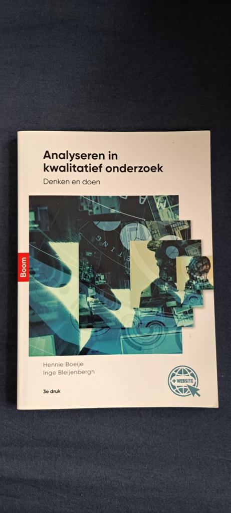 Analyseren in kwalitatief onderzoek - Hennie Boeije, Boeken, Hennie Boeije, Inge Bleijenbergh, Zo goed als nieuw, Gamma, HBO