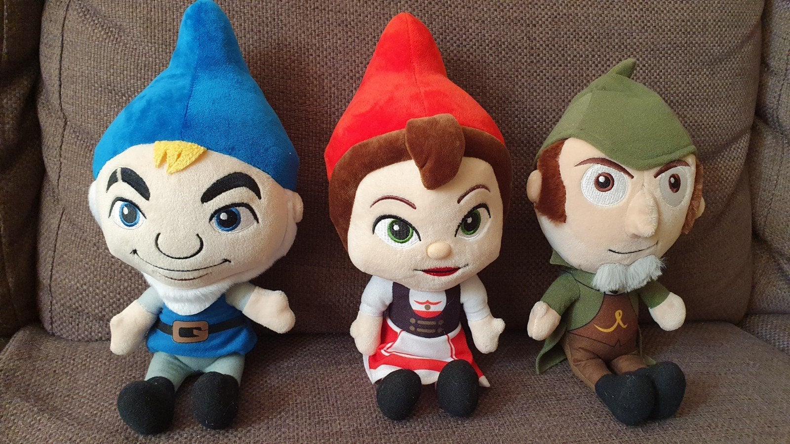 3 Sherlock Gnomes knuffels., Ophalen of Verzenden, Zo goed als nieuw, Overige typen