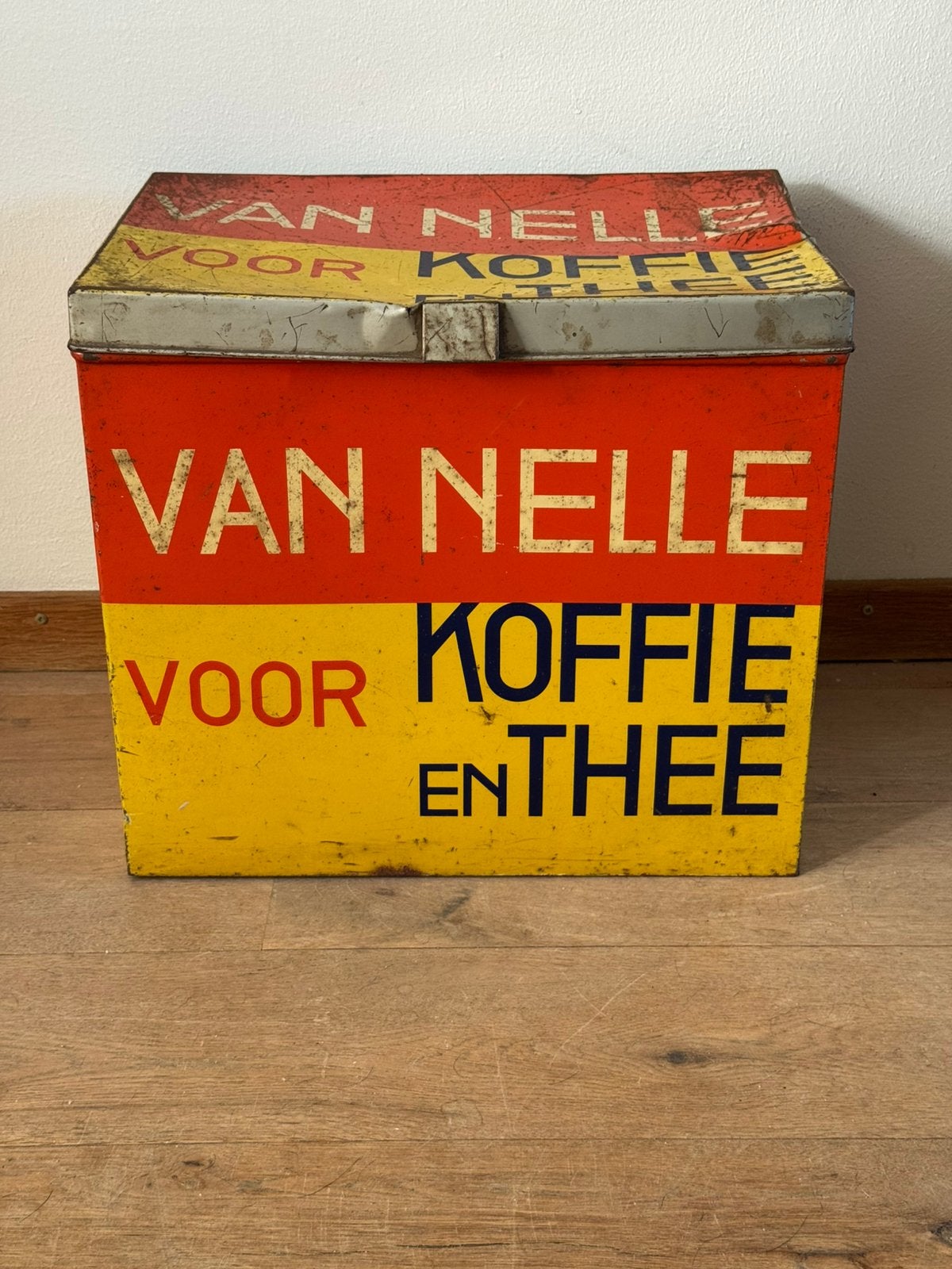 Van Nelle blik, Verzamelen, Ophalen of Verzenden, Gebruikt, Koffie, Van Nelle