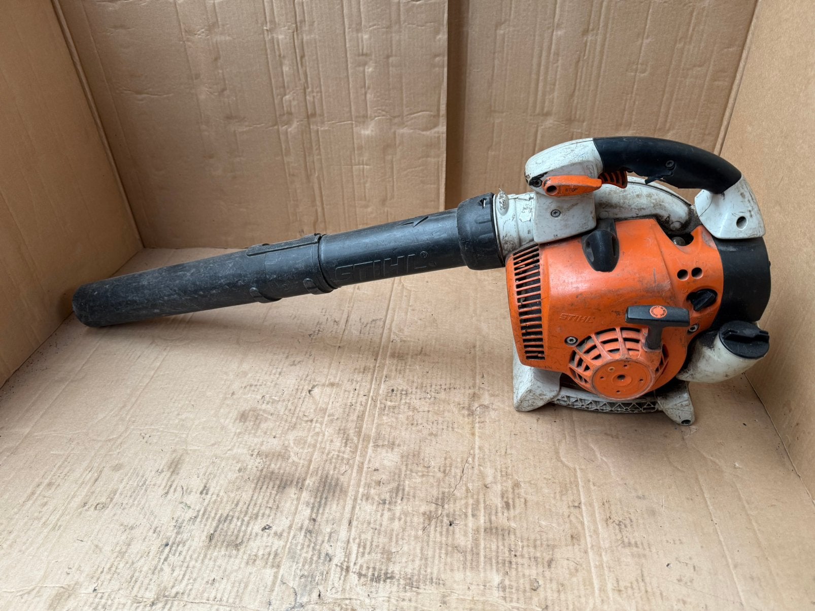 Stihl BG86 bladblazer, Ophalen of Verzenden, Gebruikt, Benzine