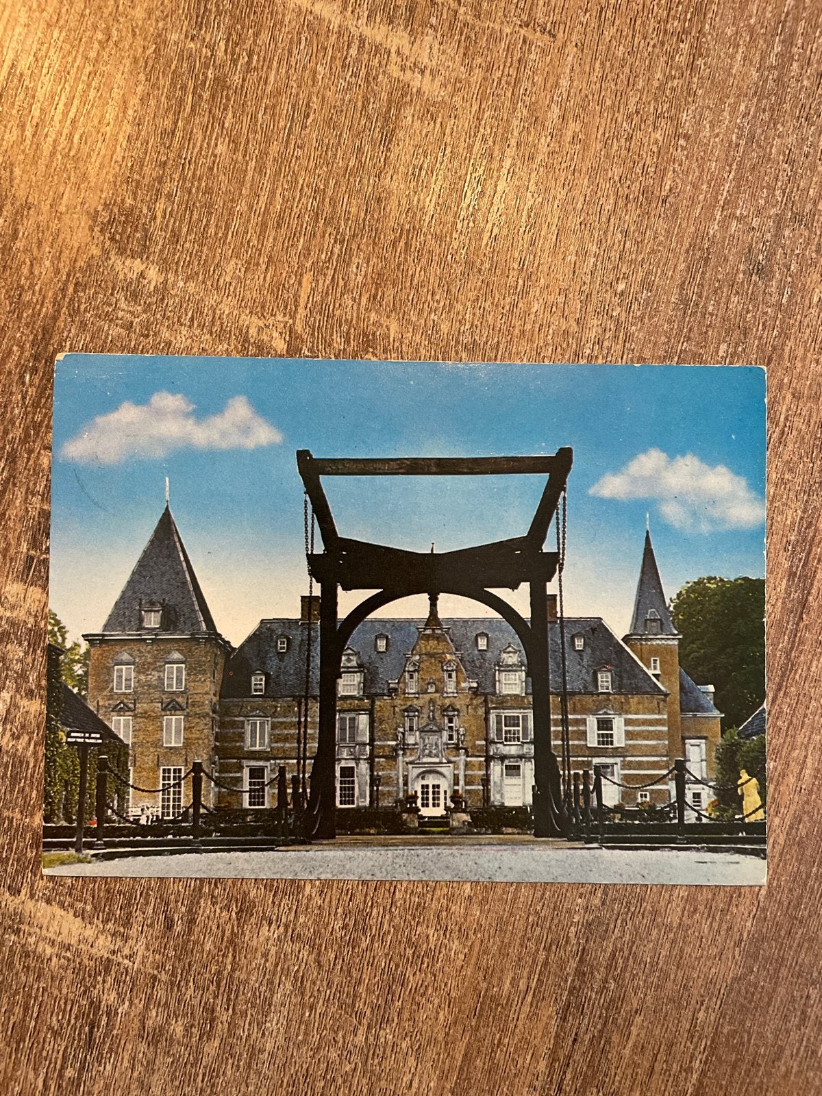 Oude ansichtkaart Kasteel Twickel Delden Gelderland, Verzamelen, Ophalen of Verzenden, 1960 tot 1980, Gelopen, Gelderland