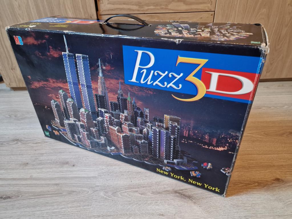 Puzz3D New York 3D puzzel – Twin Towers skyline – compleet, Ophalen of Verzenden, Meer dan 1500 stukjes, Zo goed als nieuw, Rubik's of 3D-puzzel