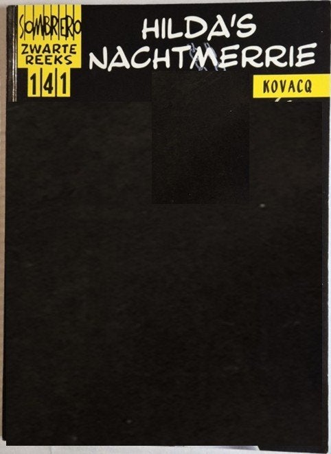 Sombrero Zwarte Reeks 141 - Hilda's Nachtmerrie - 2005, Gelezen, Eén stripboek, KOVACQ, Ophalen of Verzenden