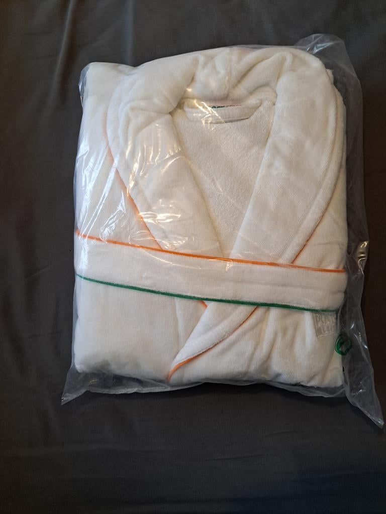 Nieuwe witte badjas van zware kwaliteit - Postcodeloterij, Ophalen of Verzenden, Nieuw, Wit, Overige typen
