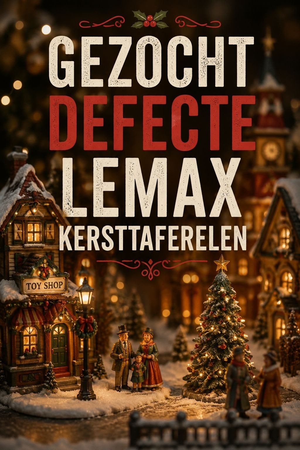 GEZOCHT DEFECTE LEMAX TAFERELEN, Diversen, Kerst, Ophalen of Verzenden, Gebruikt