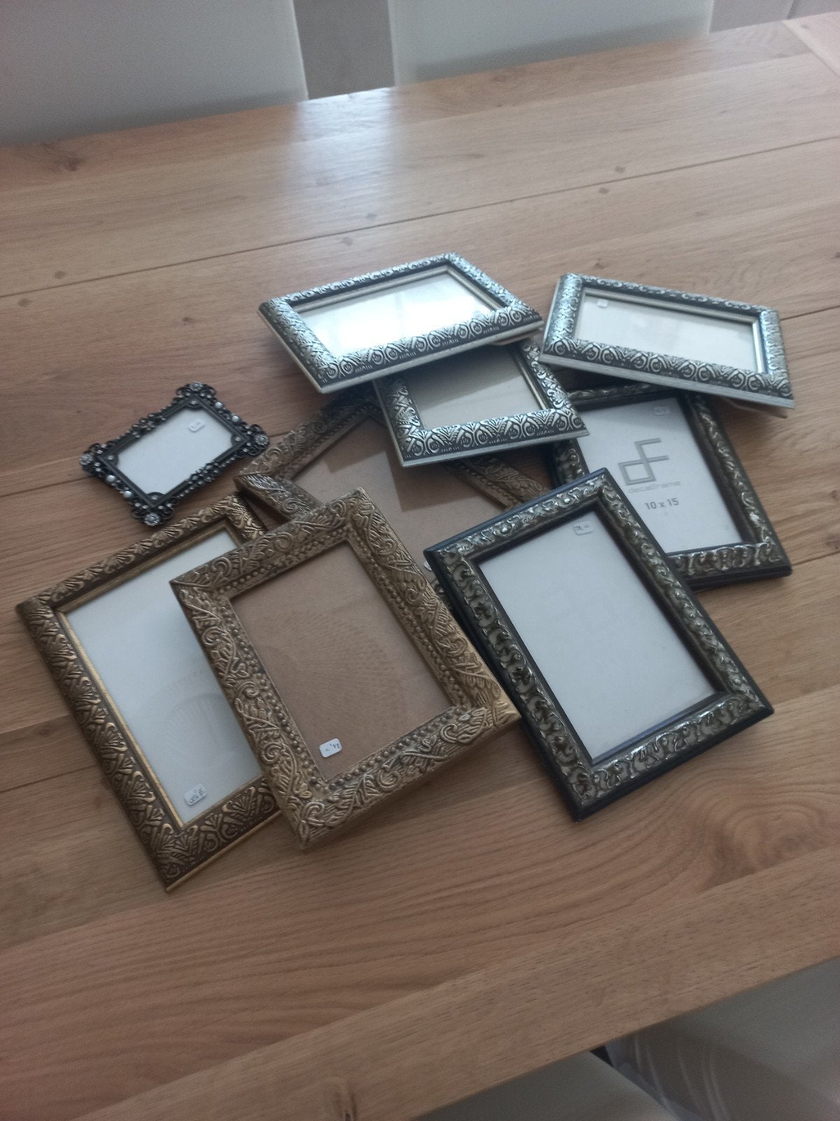 Diverse barok fotolijstjes - diverse maten, geen schade, Ophalen, Kunststof, Zo goed als nieuw, Hangend