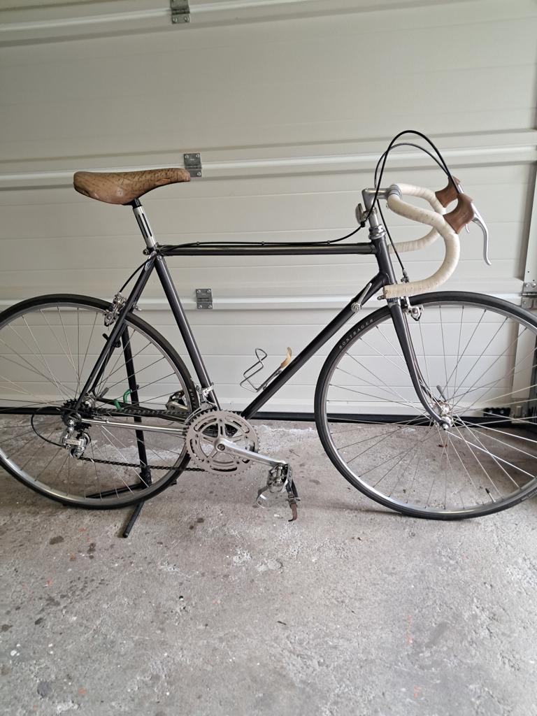 Racefiets Francesco Moser. ( retro), Fietsen en Brommers, Fietsen | Racefietsen, 28 inch, Gebruikt, Velgrem, 53 tot 57 cm