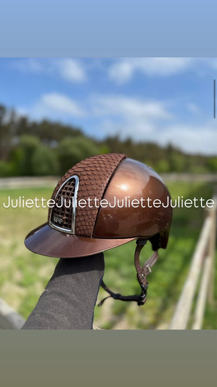 Kep italia bruin M, Dieren en Toebehoren, Ophalen of Verzenden, Zo goed als nieuw, Dressuur