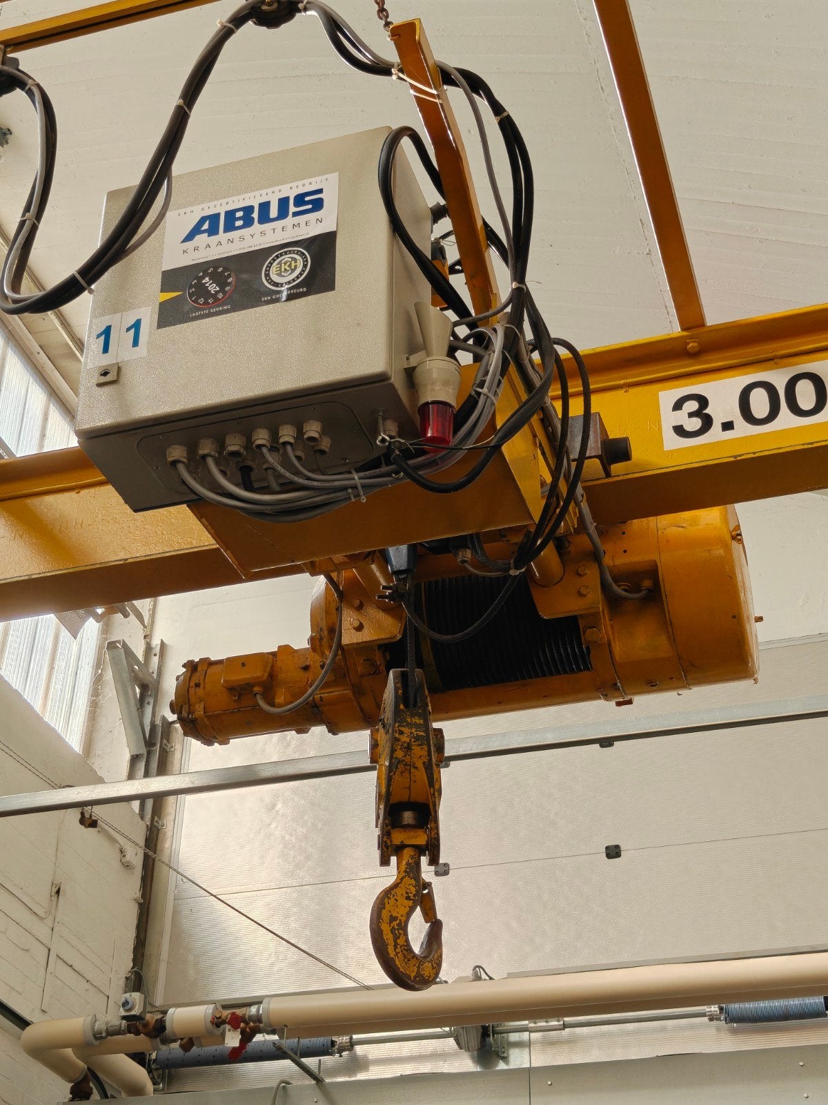 ABUS Kraansystemen bovenloopkraan 3000 KG, Ophalen
