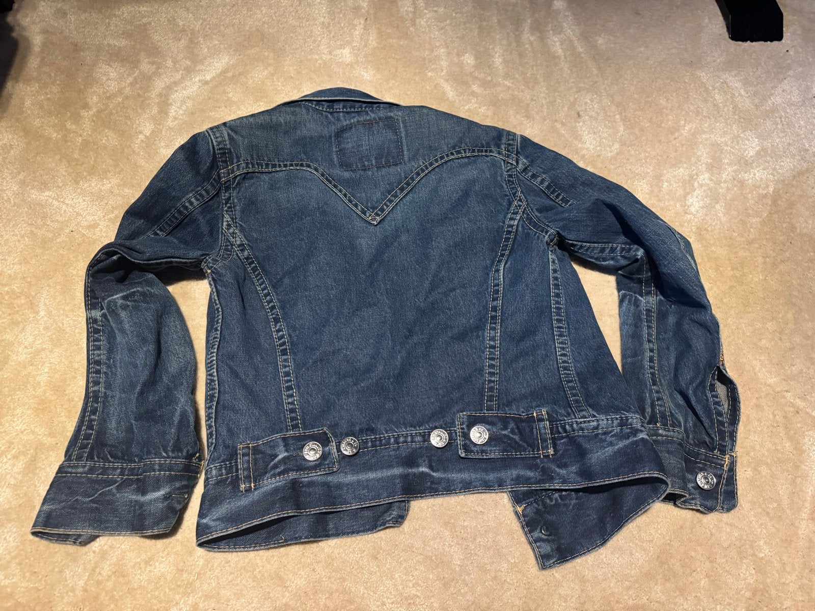 Levi's spijkerjack maat M, Ophalen of Verzenden, Zo goed als nieuw, Maat 38/40 (M), Blauw