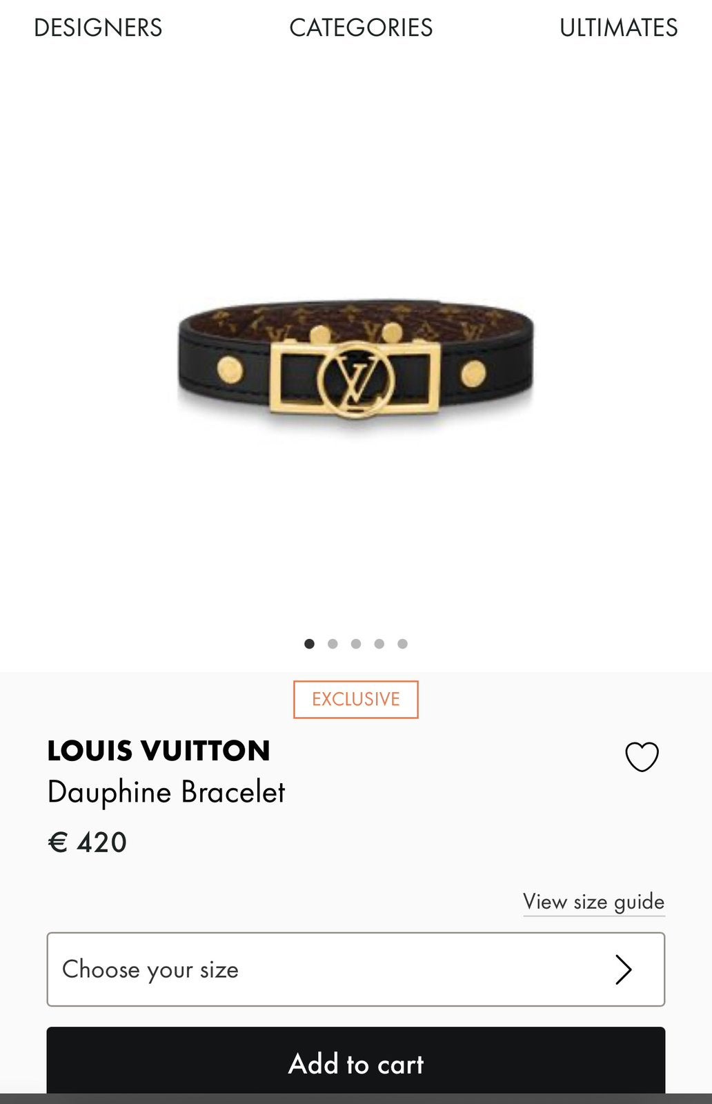 Louis Vuitton armband bracelet dauphine leer zwart origineel, Sieraden, Tassen en Uiterlijk, Armbanden, Ophalen, Zo goed als nieuw