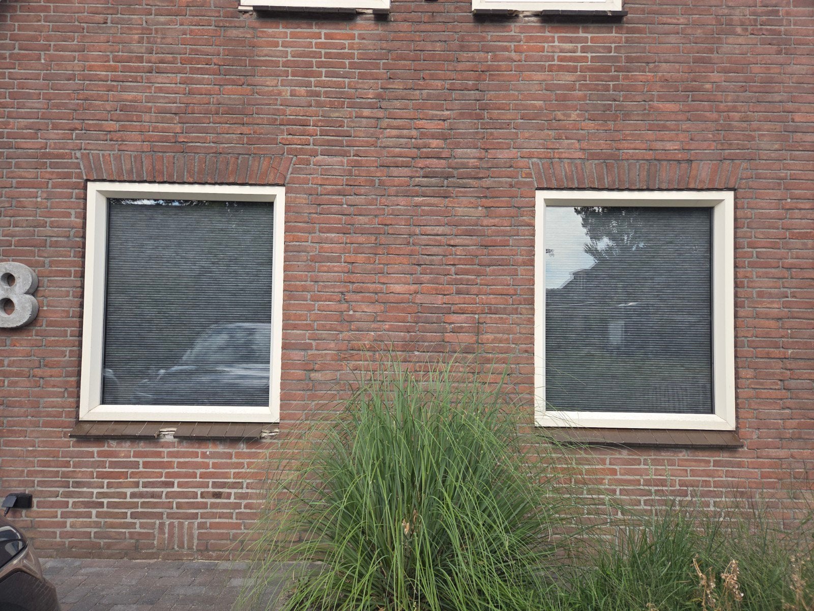 4 kozijnen cremekleur dubbelglasTe koop: 4 kunststof kozijne, Ophalen, Wit