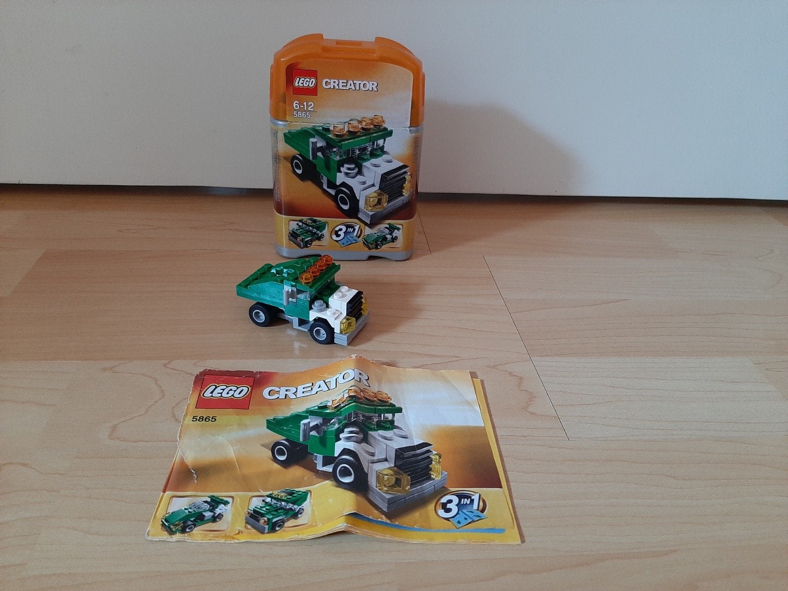 Lego Creator 5865 Mini Kiepwagen, Inclusief instructies, Lego, Ophalen of Verzenden, Zo goed als nieuw