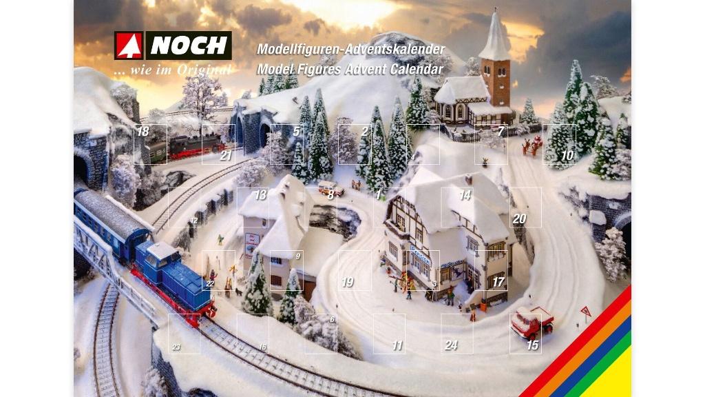 Noch Adventskalender 2024 HO 1:87, Nieuw, Ophalen of Verzenden, NOCH GmbH & Co. KG Postfach 14 54 D-88230 Wangen im Allgäu, Figuur of Figuren