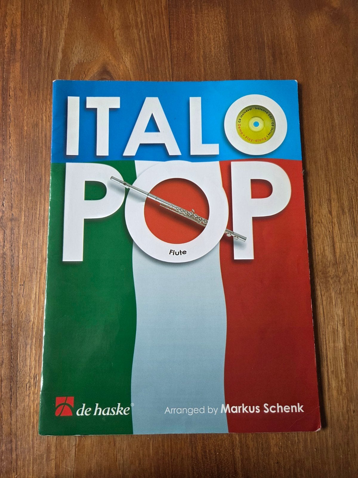 Italo Pop Fluit Bladmuziek met CD - De Haske, Gebruikt, Ophalen of Verzenden, Populair, Dwarsfluit of Piccolo