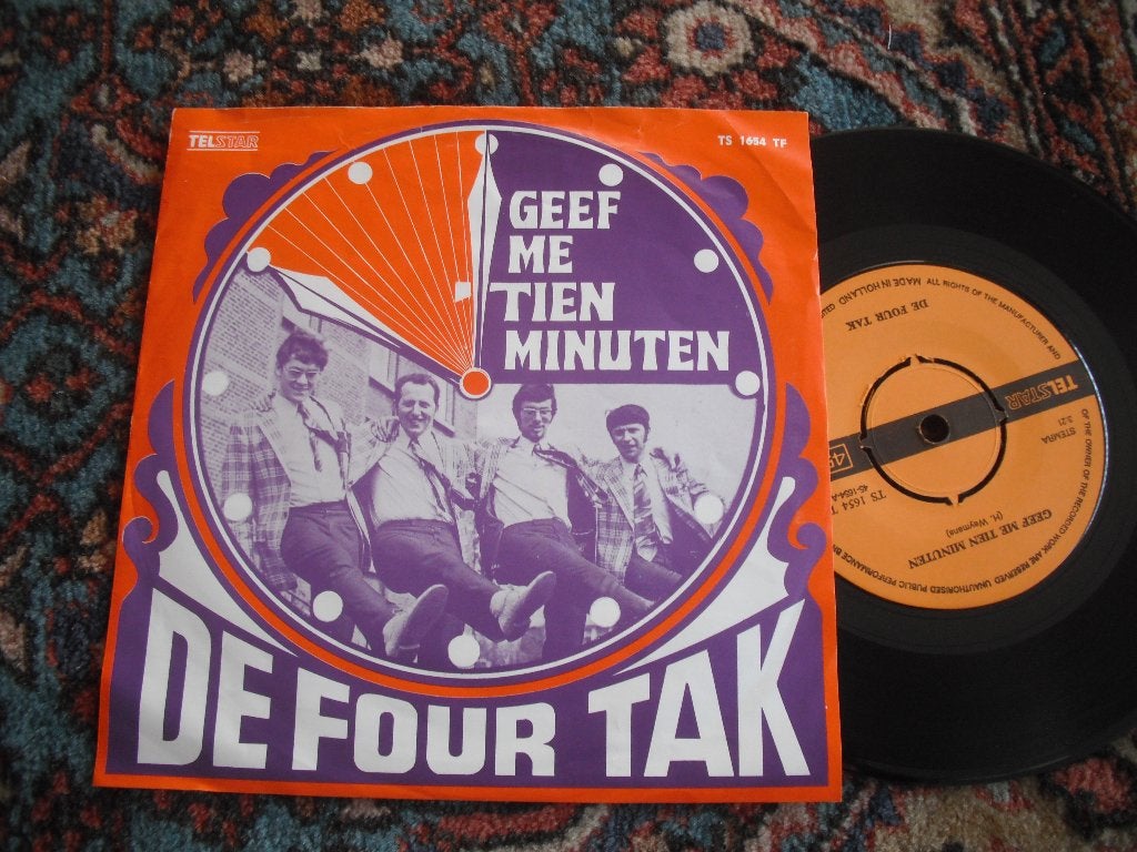 De Four Tak - Geef me tien minuten., Ophalen of Verzenden, Zo goed als nieuw, 12 inch, Levenslied of Smartlap