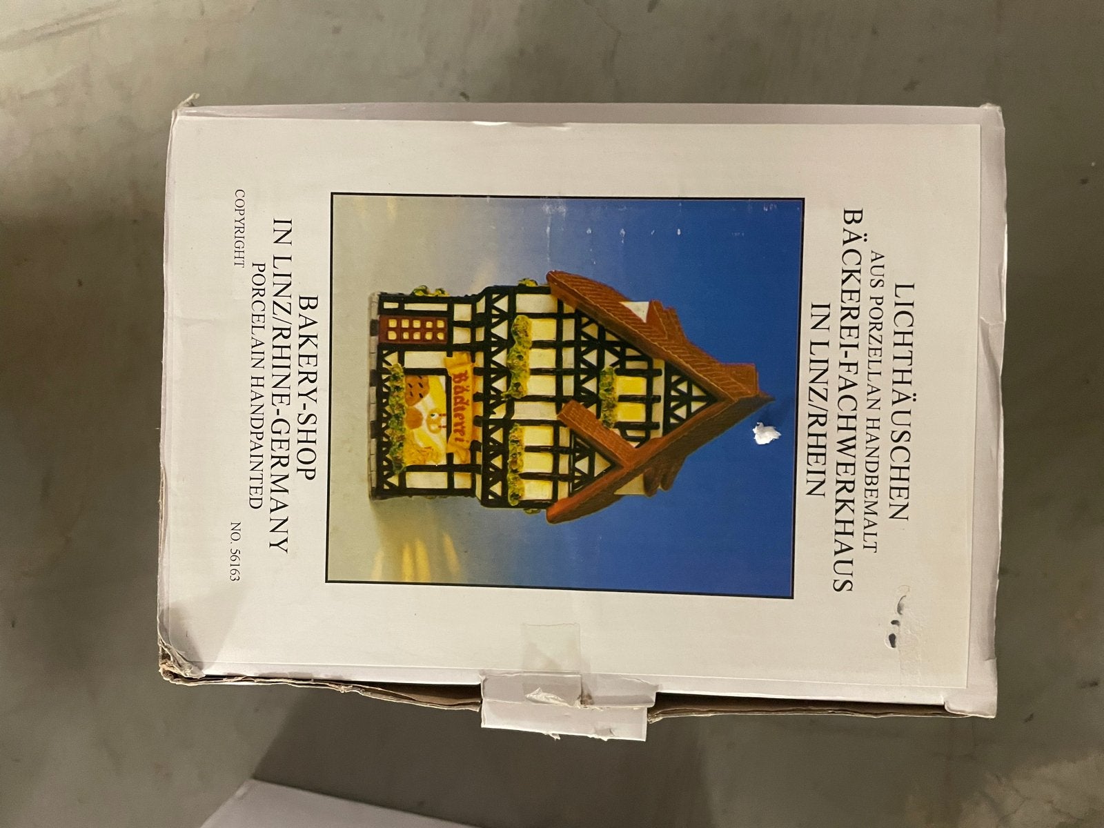 Set van 3 Porseleinen Lichthuisjes - Duitsland, Ophalen, Gebruikt