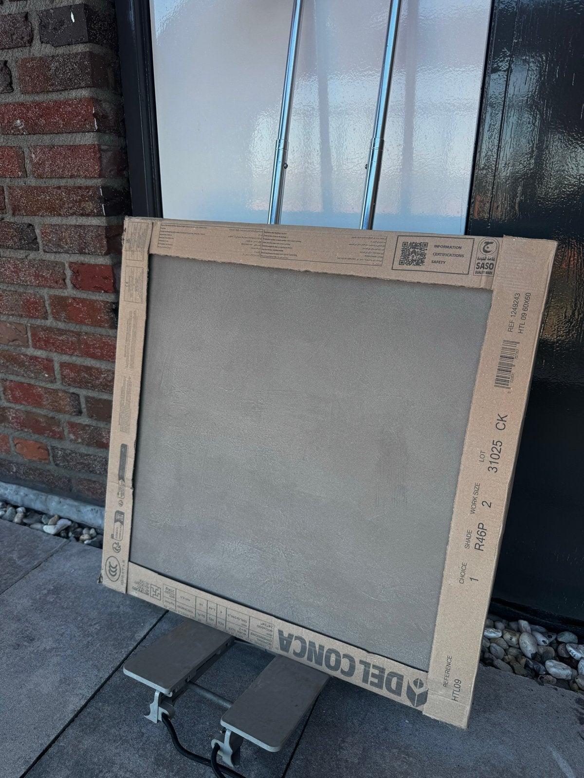 Del Conca Vloertegels 60x60 cm - Nieuw in doos, 60 cm of meer, Keramiek, Nieuw, Ophalen of Verzenden