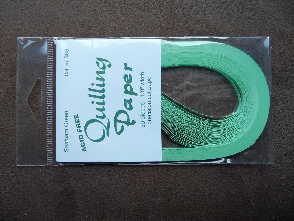 Quilling paper – papierfiligraanstroken 3mm zeegroen, Hobby en Vrije tijd, Knutselen, Groen, Nieuw, Ophalen of Verzenden, Papier of Karton