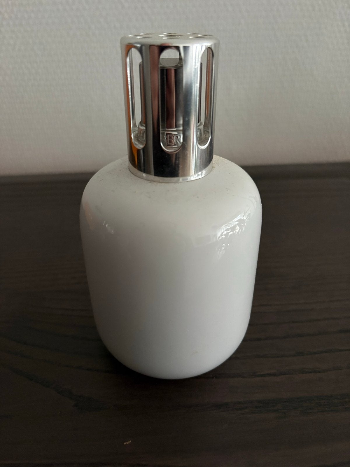 Maison Lampe Berger brander, Ophalen of Verzenden, Gebruikt, Wit, Steen/keramiek