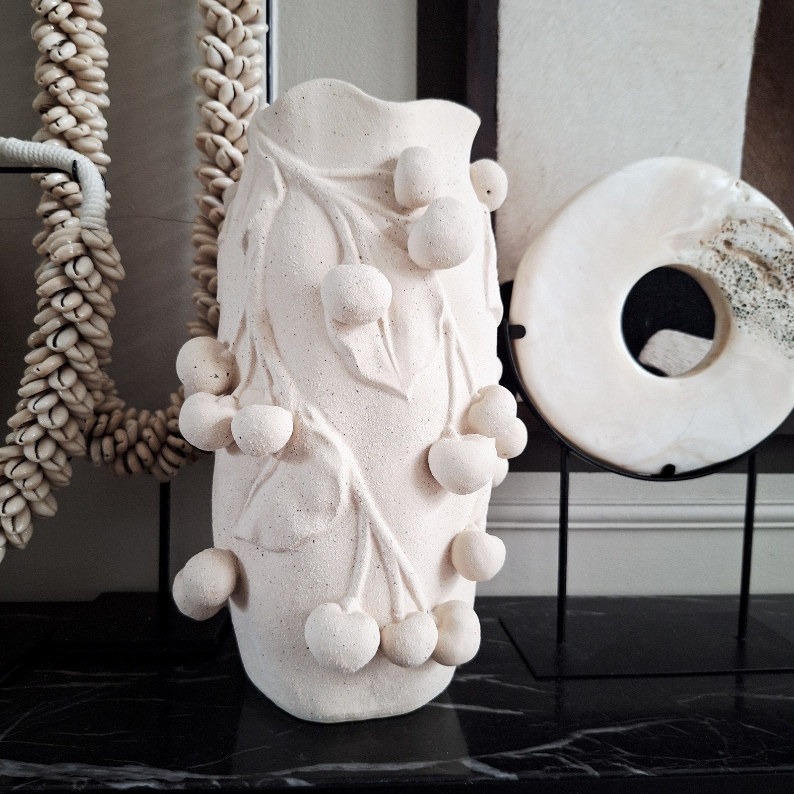 Ruw stenen cherry vase pot van Light en living, Ophalen of Verzenden, X, X, X