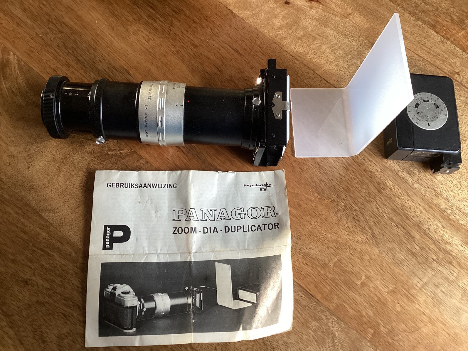 Panagor Zoom Dia Duplicator met gebruiksaanwijzing, Ophalen of Verzenden, Gebruikt, Overige typen