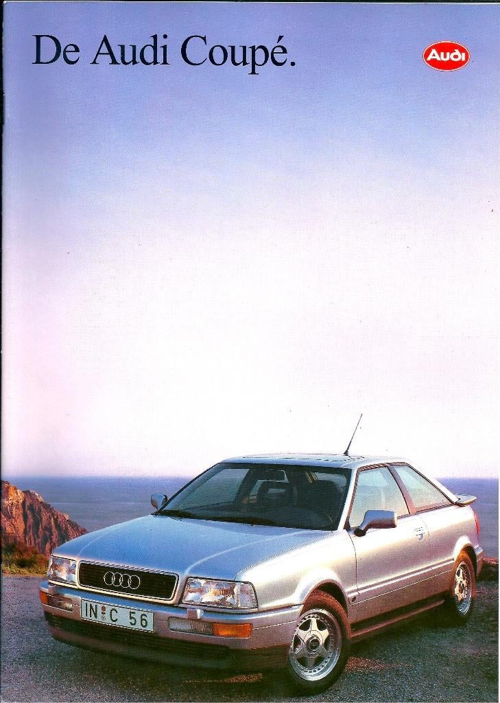 Brochure Audi Coupe 1993, Ophalen of Verzenden, Gelezen, Audi