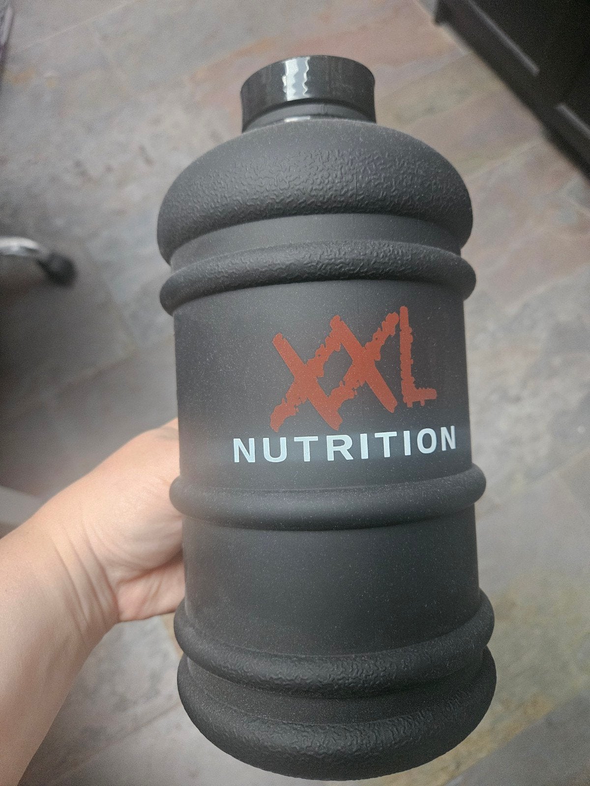 XXL Nutrition Waterfles - 2.2L - Zwart, Ophalen, Nieuw
