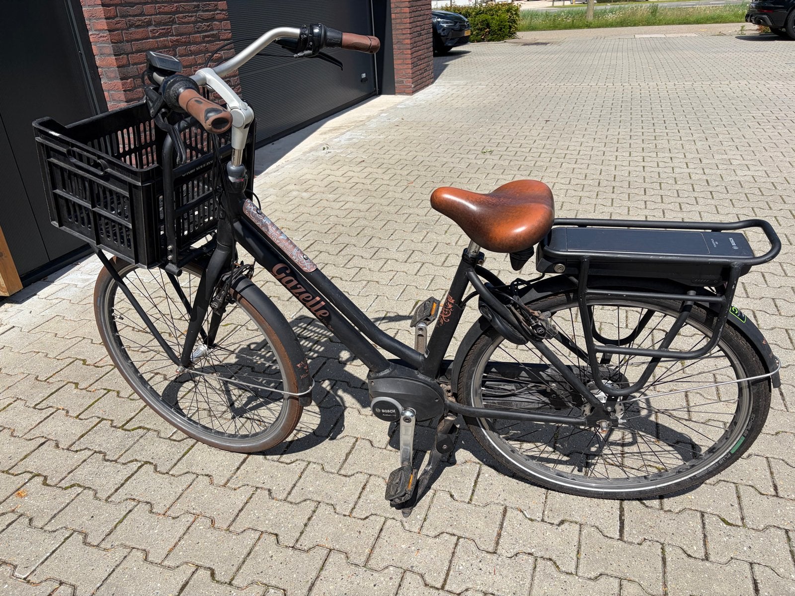 Elektrisch Gazelle Miss Grace dames fiets., 47 tot 51 cm, Ophalen, Gebruikt, Gazelle