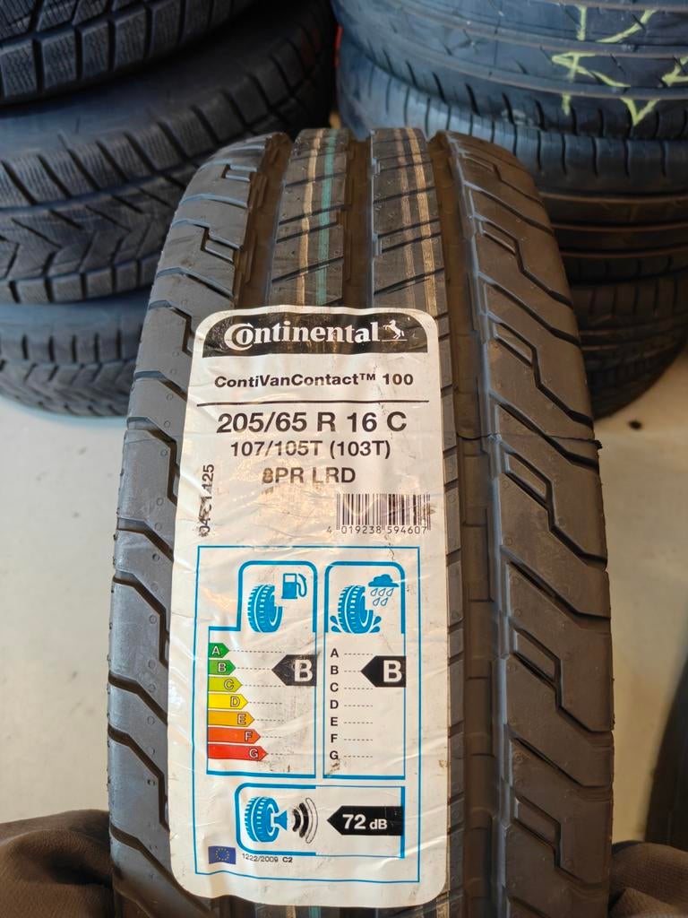 2x 205/65R16C Continental Bedrijfswagen Zomerbanden Nieuw, Ophalen, Bestelwagen, 16 inch, 205 mm