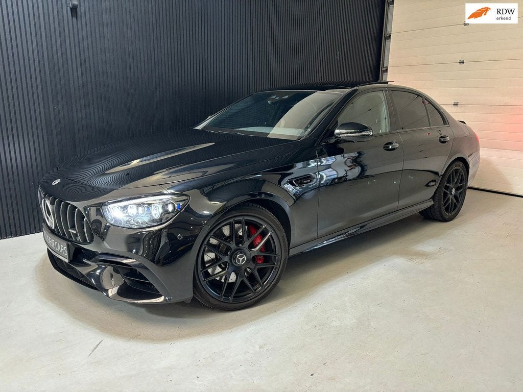 Mercedes-Benz E-klasse AMG E63S 4MATIC+ 612pk, Auto's, Automaat, Gebruikt, Zwart, Leder