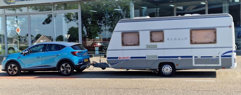Luxe Dethleffs Beduin 450 DB, met mover, Isabella voortent, Caravans en Kamperen, Caravans, Particulier, tot en met 4, 750 - 1000 kg