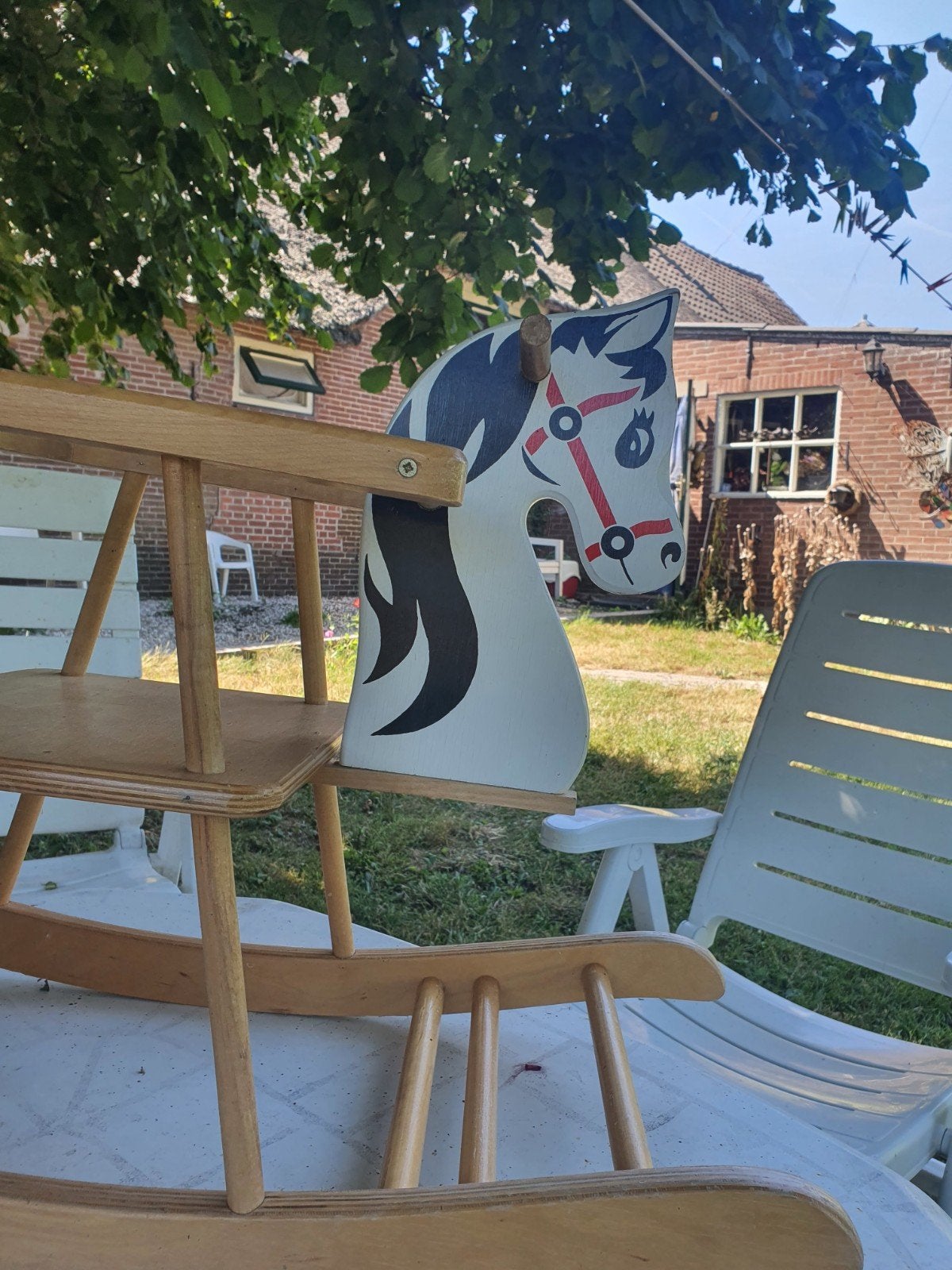 🐴Sterk hobbelpaard🐴 voor uren🥳 speelplezier, Ophalen of Verzenden, Zo goed als nieuw