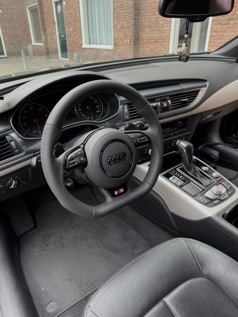 Audi leer stuur compleet upgrade flippers S RS S line, Ophalen of Verzenden, ., ., .