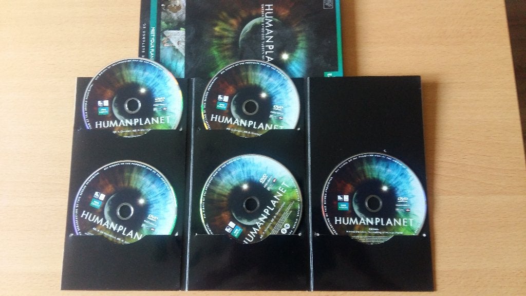 BBC Earth - Human Planet 5 DVD - complete collection, Vanaf 6 jaar, Ophalen, Gebruikt, Natuur