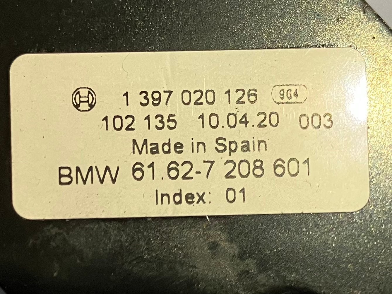 BMW e91 lci Ruitenwissermotor achterklep, Ophalen of Verzenden, Gebruikt, BMW