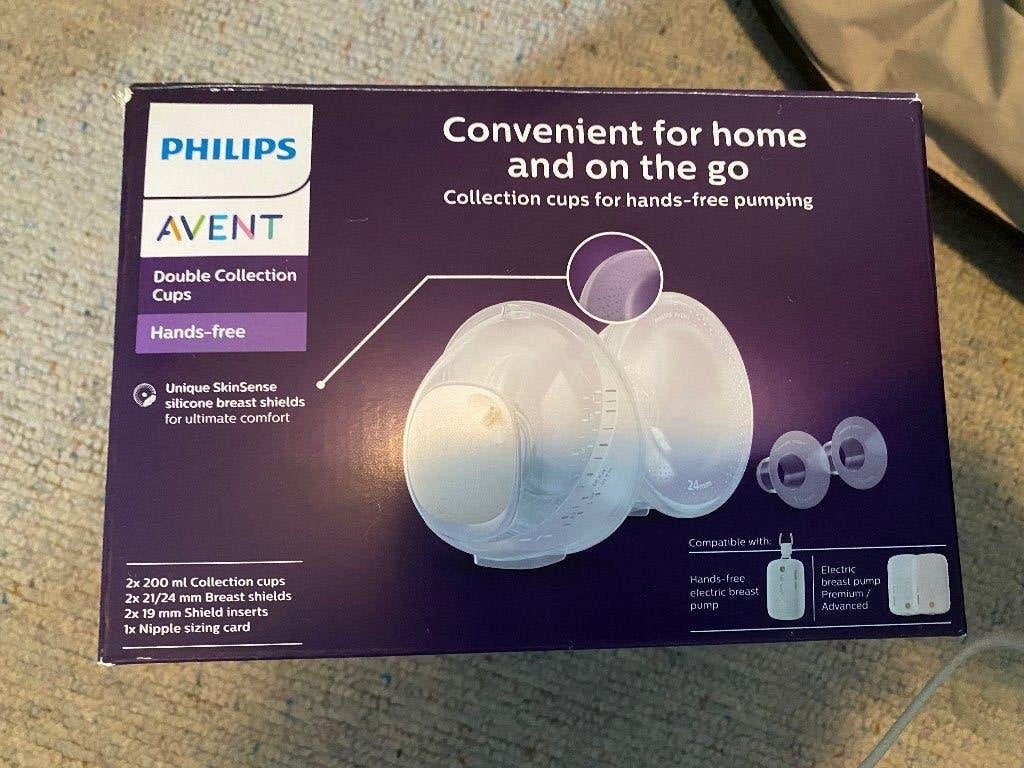 Borstkolf dubbele opvangcups, Nieuw, Borstkolf, Draagbaar, Philips Avent