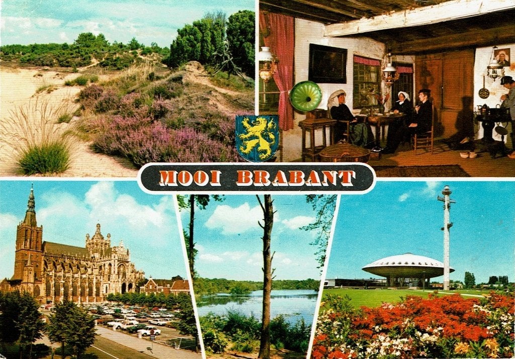 Mooi Brabant 5 -luik, Ophalen of Verzenden, 1980 tot heden, Gelopen, Noord-Brabant