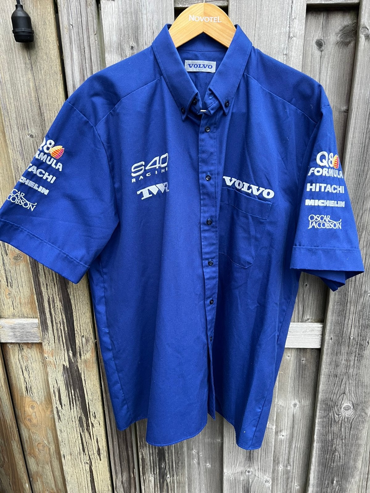 Volvo S40 BTCC SHIRT XL NIEUW!, Kleding | Heren, Ophalen of Verzenden, Zo goed als nieuw, Maat 56/58 (XL), Blauw