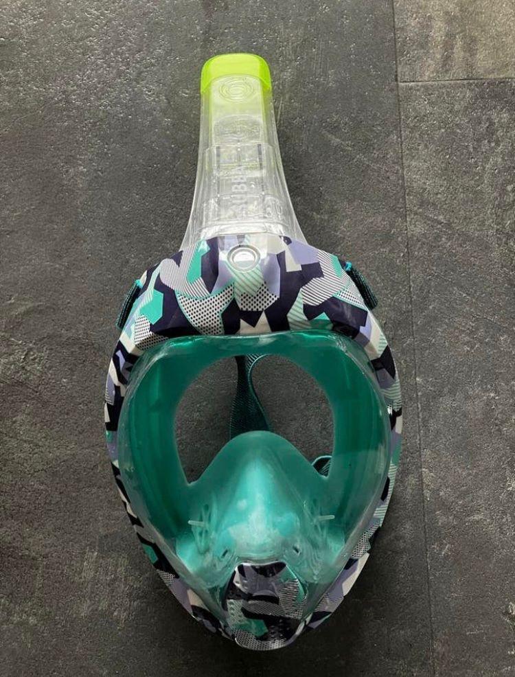 Snorkelmasker full face S/M, Ophalen of Verzenden, Gebruikt, Snorkelmasker