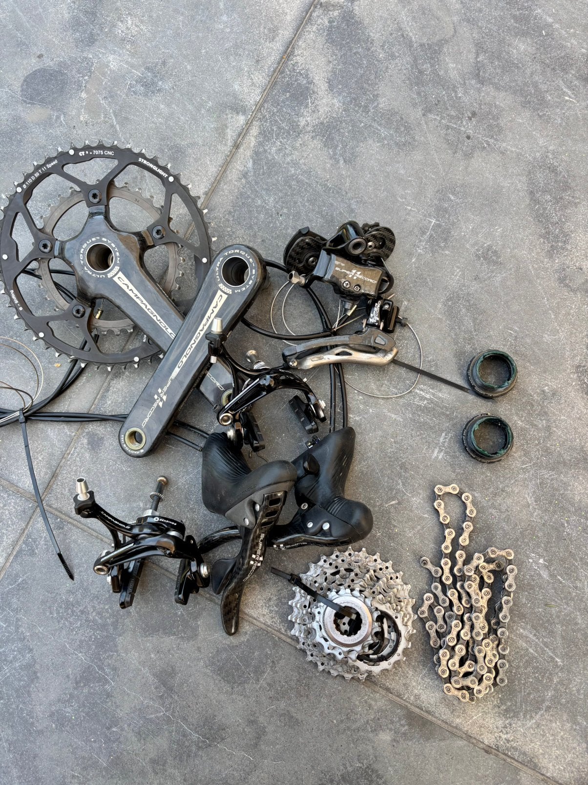 Campagnolo super record 11sp, Ophalen of Verzenden, Zo goed als nieuw