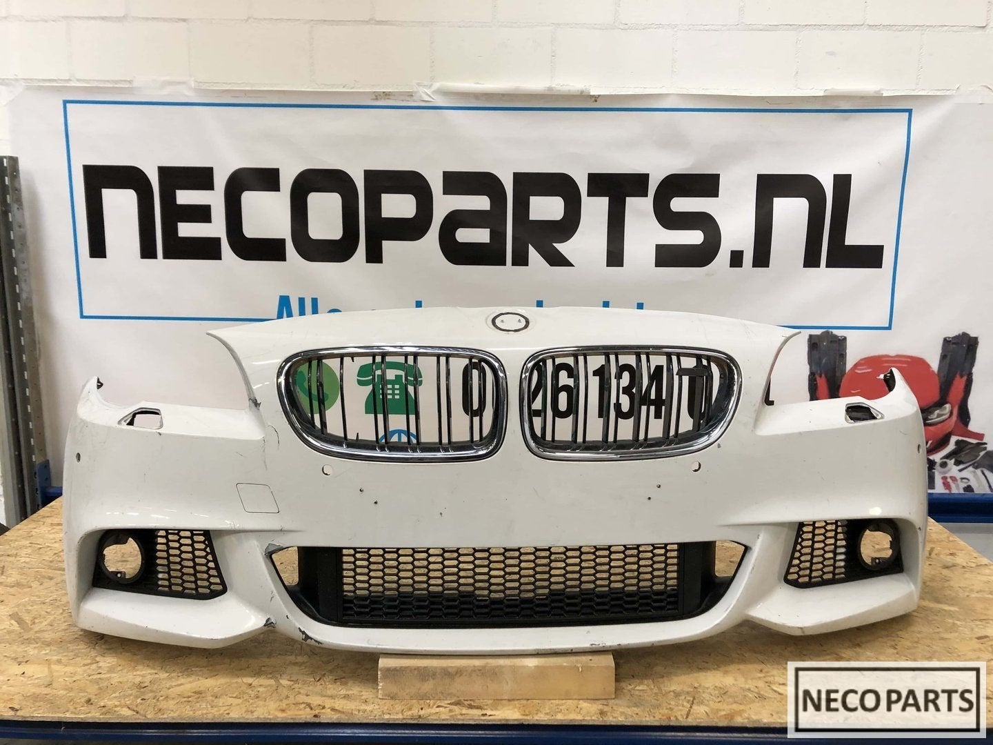 BMW 5 serie f10 f11 m-pakket voorbumper origineel, -, Voor, -, Bumper