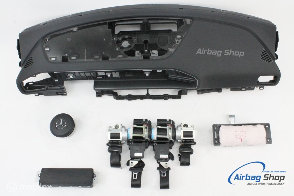 Airbag set Dashboard zwart speaker Mercedes GLE W167 2018-…, Gebruikt, Ophalen of Verzenden