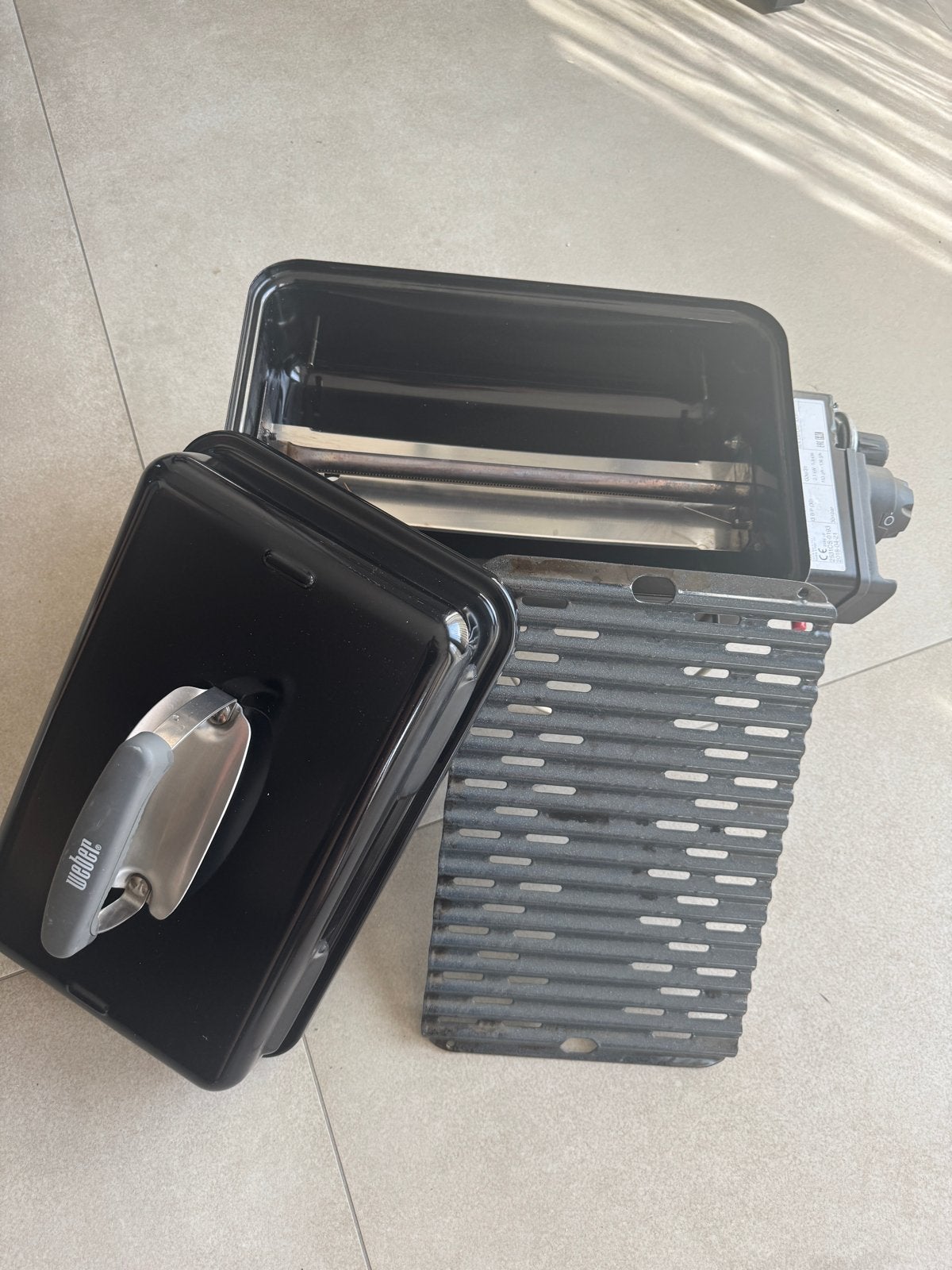 Weber Go-Anywhere Gasbarbecue - Compact en Draagbaar, Tuin en Terras, Ophalen of Verzenden, Gebruikt