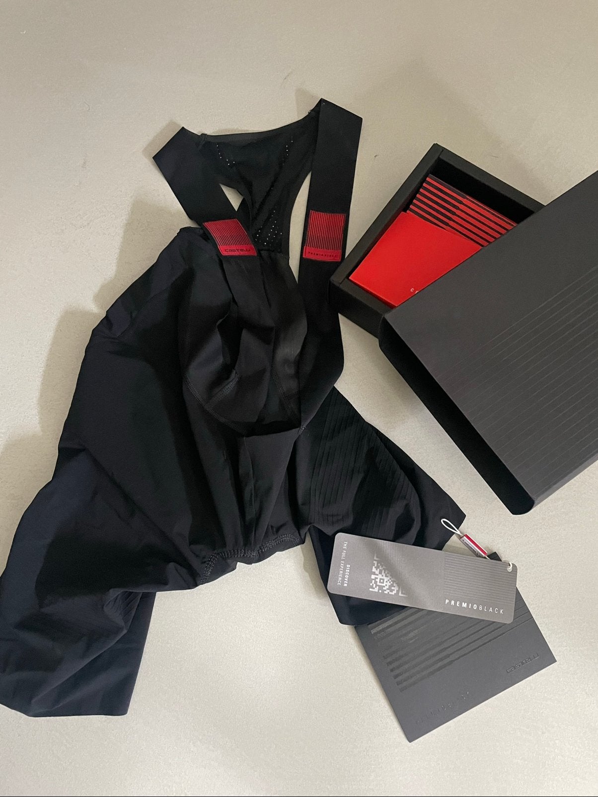Castelli premio black bib short maat S nieuw, S, Heren, Nieuw, Ophalen of Verzenden
