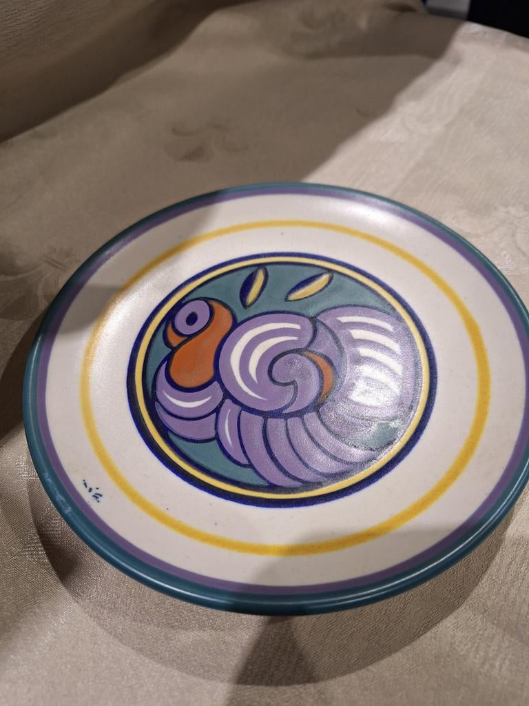 Bord zenith decor kalkoen, Antiek en Kunst, Ophalen